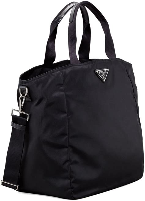 prada vela zip-top tote black nero|Prada Vela Zip.